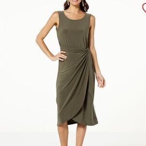 Nina Leonard  Sleeveless Wrap Dress Sz.1X NWT